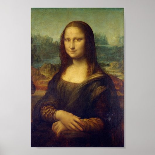 Mona Lisa, by Leonardo da Vinci ポスター (正面)