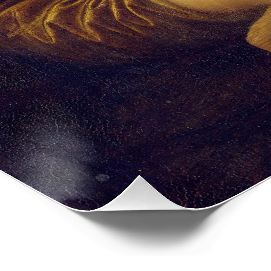 Mona Lisa By Leonardo Da Vinci ポスター (コーナー)