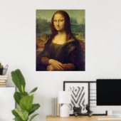 Mona Lisa by Leonardo Da Vinci ポスター (ホームオフィス)
