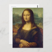 Mona Lisa by Leonardo Da Vinci ポストカード (正面/裏面)
