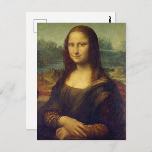 Mona Lisa by Leonardo Da Vinci ポストカード (正面/裏面)