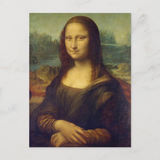 Mona Lisa by Leonardo Da Vinci ポストカード (正面)