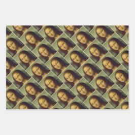 Mona Lisa by Leonardo Da Vinci ラッピングペーパーシート