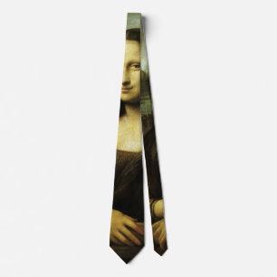 Mona Lisa by Leonardo da Vinci, Renaissance Art ネクタイ