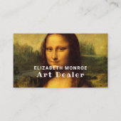 Mona Lisa By Mona Da Vinci，アートディーラー 名刺 (正面)