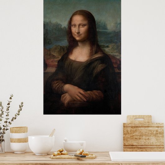 Mona Lisa del Giocondo ポスター (キッチン)
