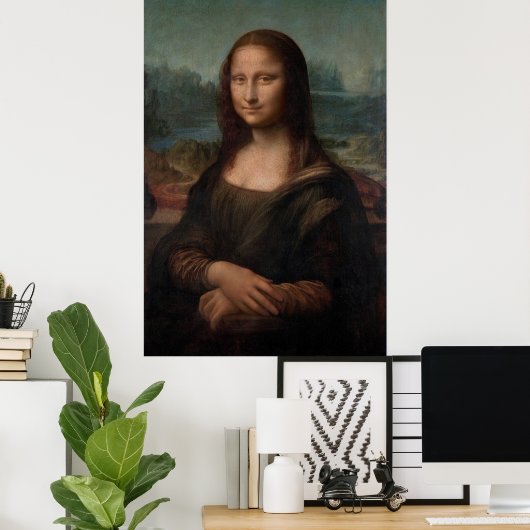 Mona Lisa del Giocondo ポスター (ホームオフィス)