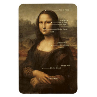 Mona Lisa EFTタッピングポイント4"x6"フレキシブル磁石 マグネット