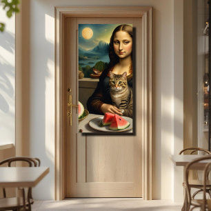Mona Lisa &her cat - Summer vibes \ ポスター