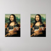 Mona Lisa holding her Cat (正面)