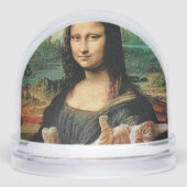 Mona Lisa holding her cat Cat lovers funny (正面)