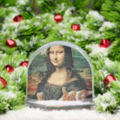 Mona Lisa holding her cat Cat lovers funny (クリスマス)