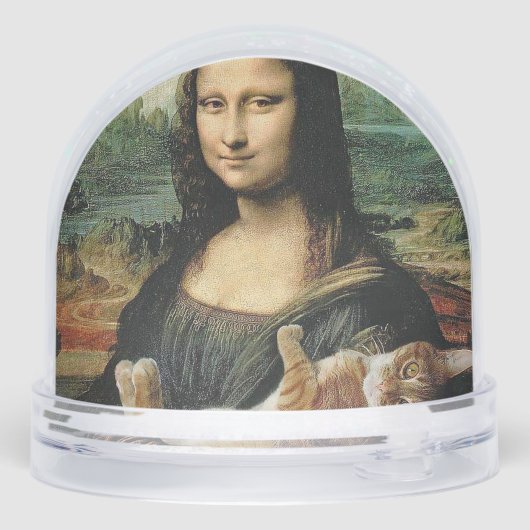 Mona Lisa holding her cat Cat lovers funny (裏面)