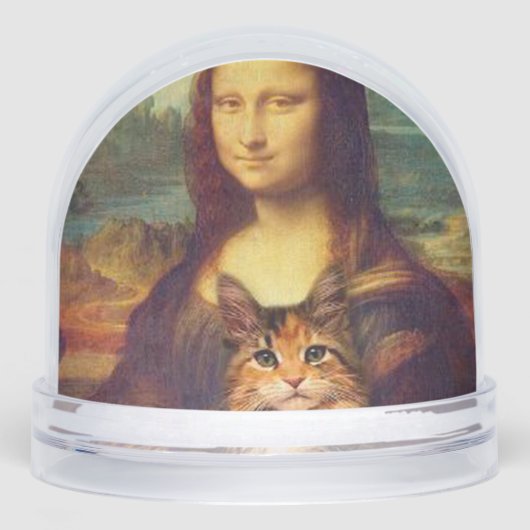 Mona Lisa holding her cat pet Leonardo da Vinci  (正面)