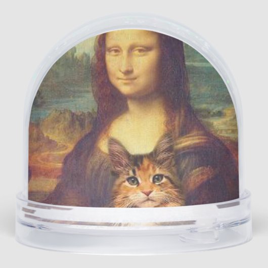 Mona Lisa holding her cat pet Leonardo da Vinci  (裏面)