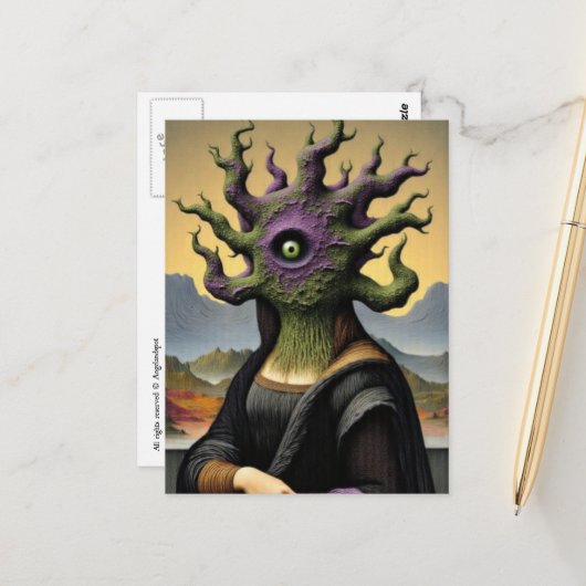 Mona Lisa Horror ポストカード (正面/裏面インサイチュ)