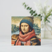 Mona Lisa  in beanie  - Happy 2026 シーズンカード (スタンド正面)