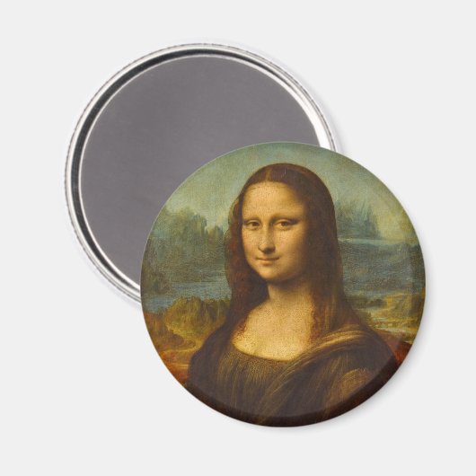 Mona Lisa, La Joconde,1503 by Leonardo da Vinci マグネット (正面/裏面)