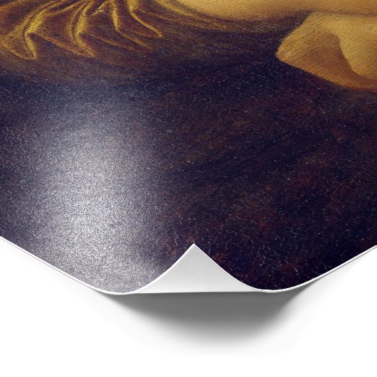 Mona Lisa , Leonardo da Vinci フォトプリント (角)