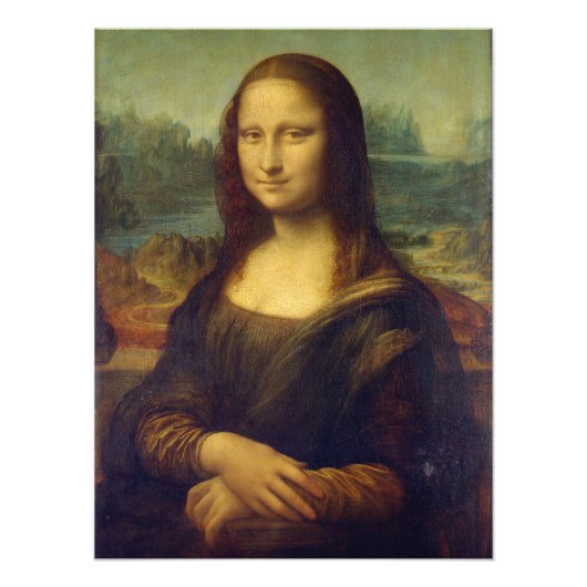 Mona Lisa , Leonardo da Vinci フォトプリント (正面)