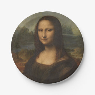 Mona Lisa Leonardo Da Vinci ペーパープレート