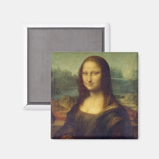 Mona Lisa, Leonardo da Vinci マグネット (正面/裏面)