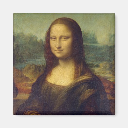 Mona Lisa, Leonardo da Vinci マグネット (正面)