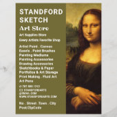 Mona Lisa, Leonardo Da Vinci, Art Supplies Store チラシ (正面)