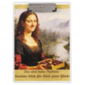 Mona Lisa liebt Pralinen クリップボード (正面)