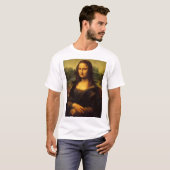 Mona Lisa Original - Leonardo Da Vinci Tシャツ (正面フル)