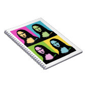 Mona Lisa - Pop Art Style ノートブック (右側)