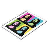 Mona Lisa - Pop Art Style ノートブック (左側)