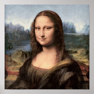 Mona Lisa Portrait / Painting ポスター