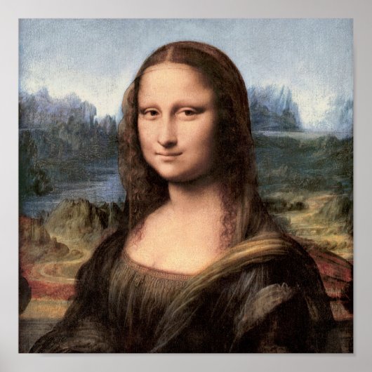 Mona Lisa Portrait / Painting ポスター (正面)