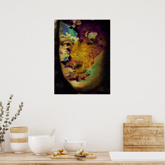 mona lisa raw ポスター (キッチン)