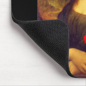 Mona Lisa Red Ribbon マウスパッド (コーナー)