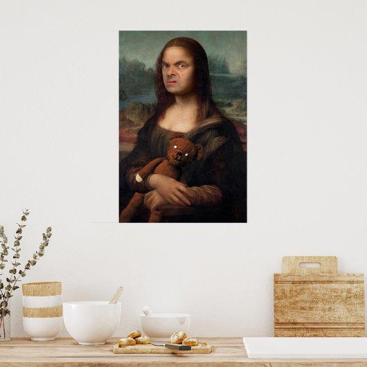 Mona Lisa’s Awkward Cousin ポスター (キッチン)