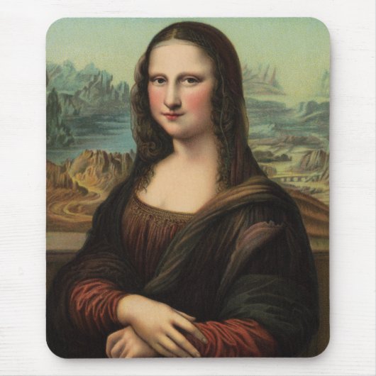 Mona Lisa Smile Mousepad マウスパッド (正面)
