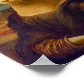 Mona Lisa Sphynx `Cat  ポスター (角)