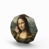 Mona Lisa striking a "Kyun Pose" フォトブロック (右)