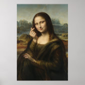 Mona Lisa striking a "Kyun Pose" ポスター (正面)