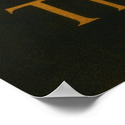 Mona Lisa This is Fine Meme ポスター (角)