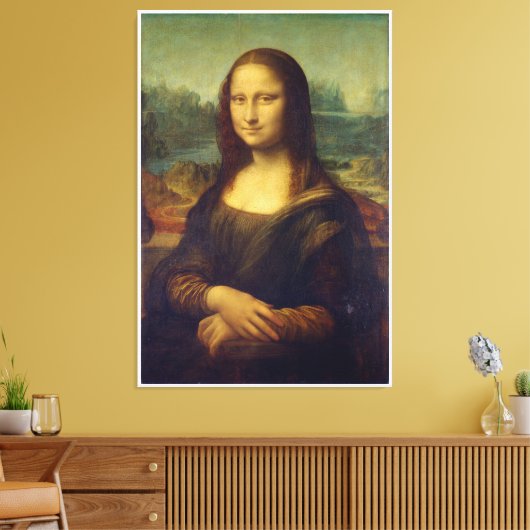 Mona Lisa – Timeless Renaissance Wall Art キャンバスプリント (インサイチュ (リビング))