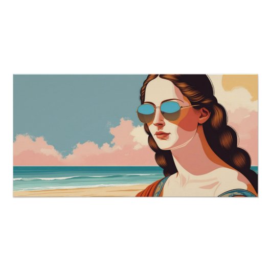 Mona Lisa Vacation Vibes Poster ポスター (正面)