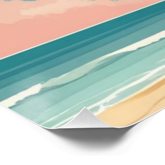 Mona Lisa Vacation Vibes Poster ポスター (コーナー)