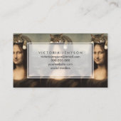 Mona Lisa With Sleeping Cat                        名刺 (裏面)