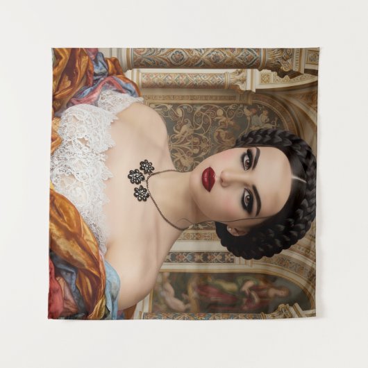 Mona Lisa's sister タペストリー (正面(横))