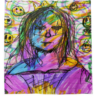 Mona Pop シャワーカーテン