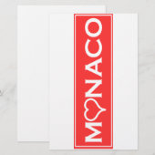 monaco 便箋 (正面/裏面)