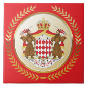 Monaco Coat of Arms タイル (正面)